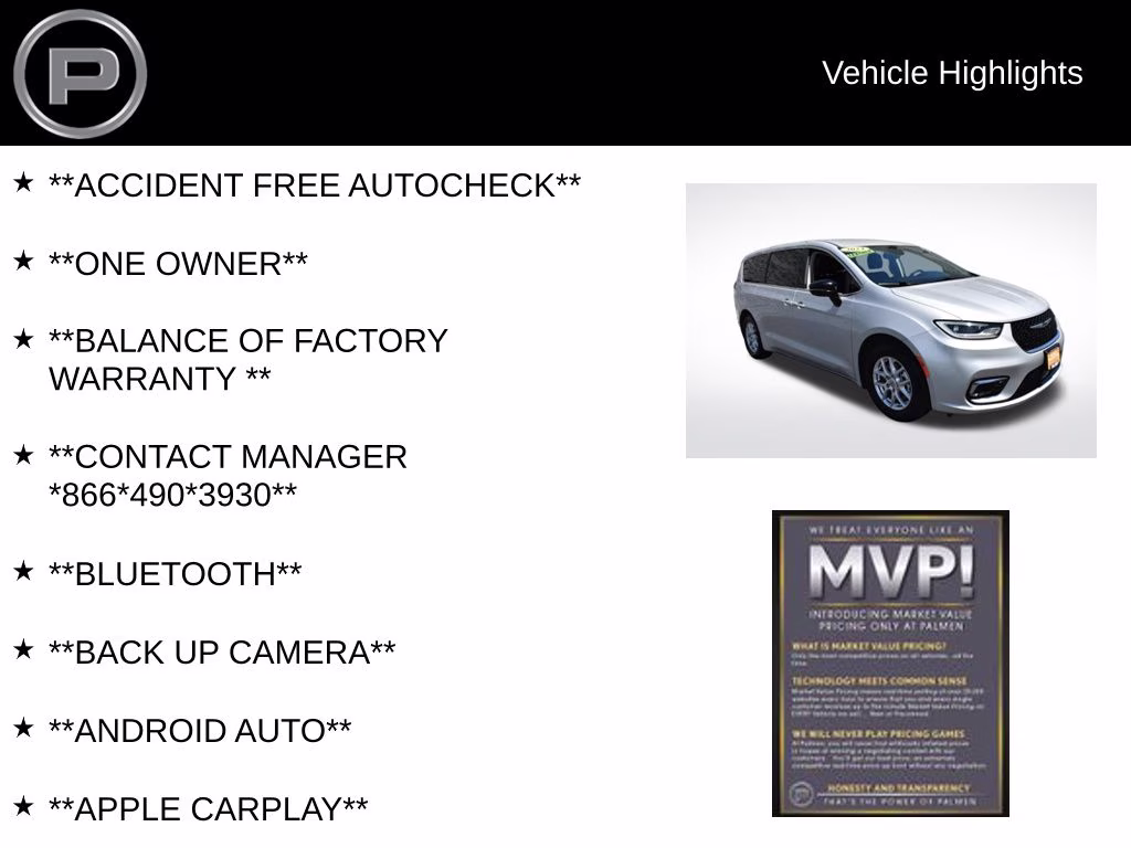 2024 Silver Mist Clearcoat Chrysler Pacifica Touring L FWD Van