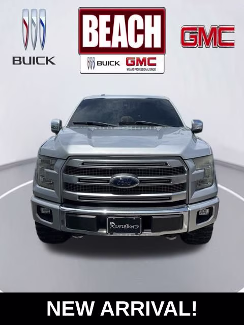 2016 Ingot Silver Ford F-150 Platinum 4X4 Truck