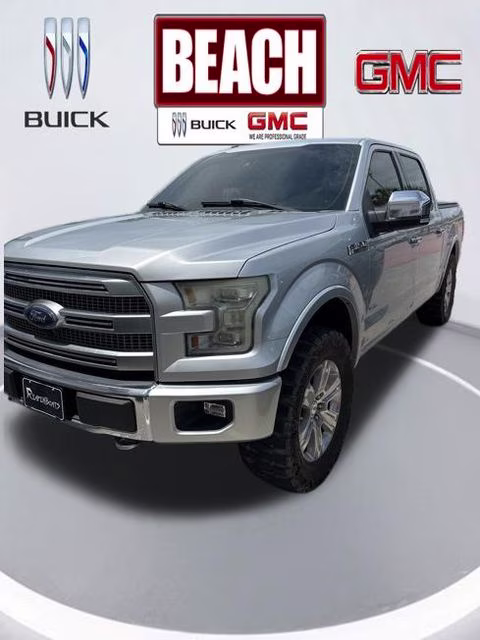 2016 Ingot Silver Ford F-150 Platinum 4X4 Truck