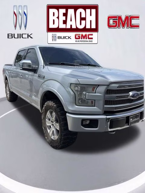 2016 Ingot Silver Ford F-150 Platinum 4X4 Truck