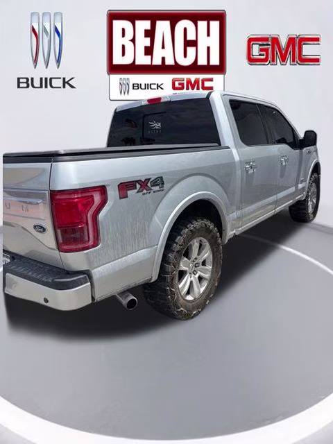 2016 Ingot Silver Ford F-150 Platinum 4X4 Truck