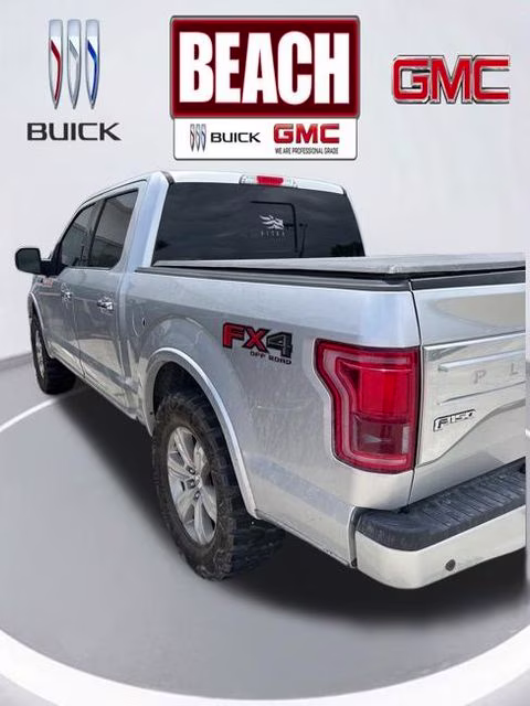 2016 Ingot Silver Ford F-150 Platinum 4X4 Truck