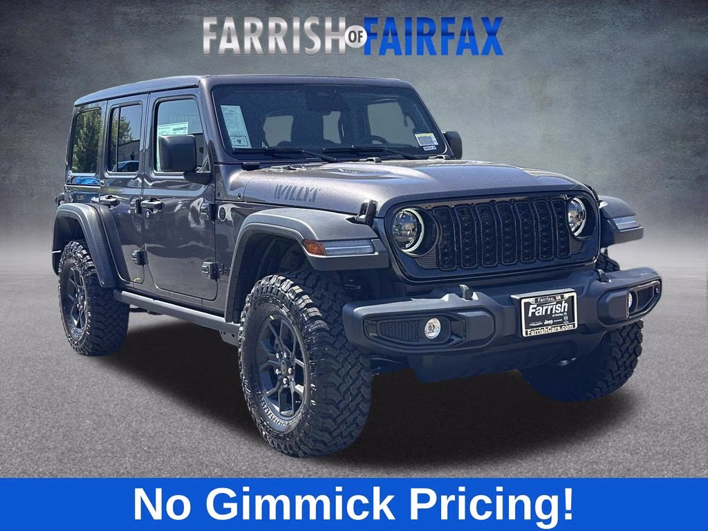2026 Granite Crystal Metallic Clearcoat Jeep Wrangler Willys 4X4 SUV