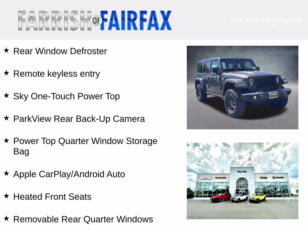 2026 Granite Crystal Metallic Clearcoat Jeep Wrangler Willys 4X4 SUV