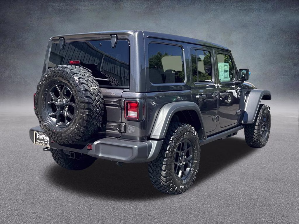 2026 Granite Crystal Metallic Clearcoat Jeep Wrangler Willys 4X4 SUV