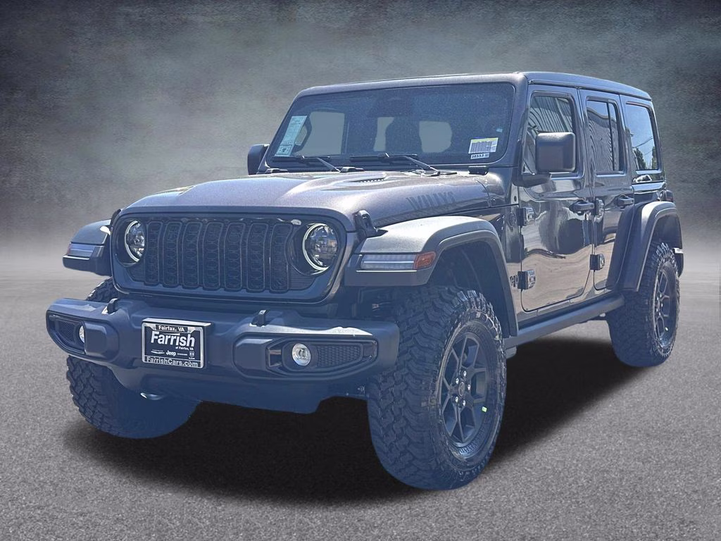 2026 Granite Crystal Metallic Clearcoat Jeep Wrangler Willys 4X4 SUV