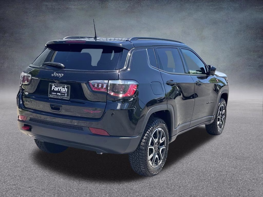 2026 Diamond Black Crystal Pearlcoat Jeep Compass Trailhawk 4X4 SUV