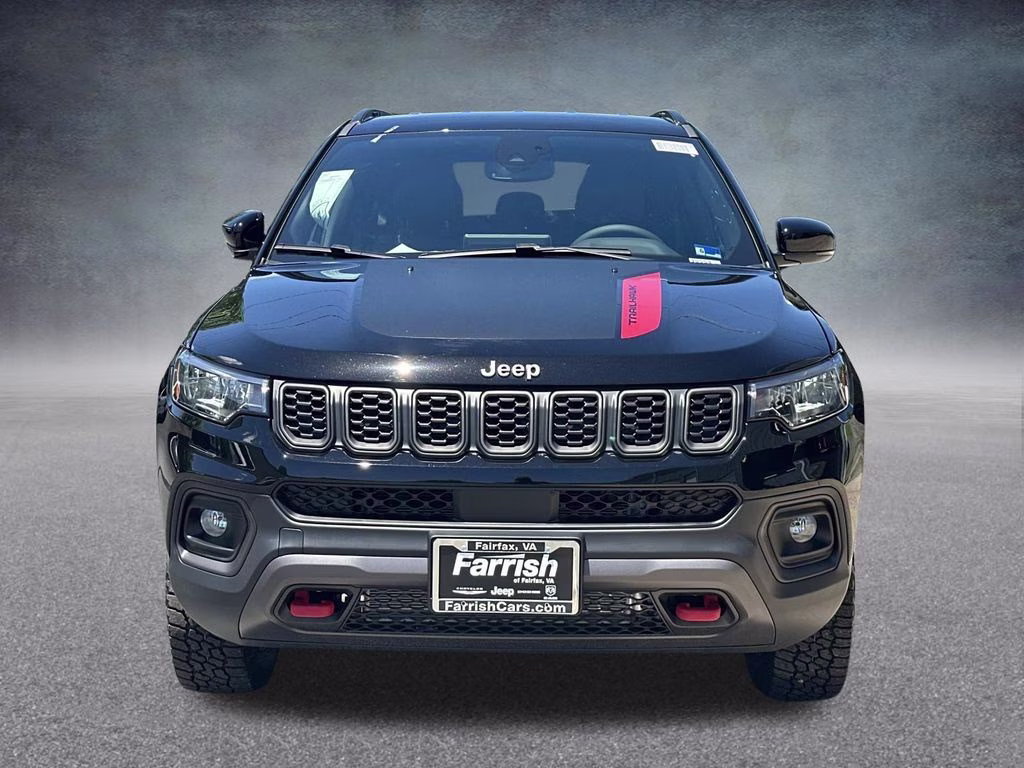 2026 Diamond Black Crystal Pearlcoat Jeep Compass Trailhawk 4X4 SUV