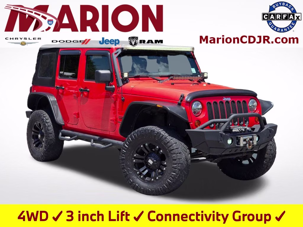 2013 Rock Lobster Clearcoat Jeep Wrangler Unlimited Sport 4X4 SUV