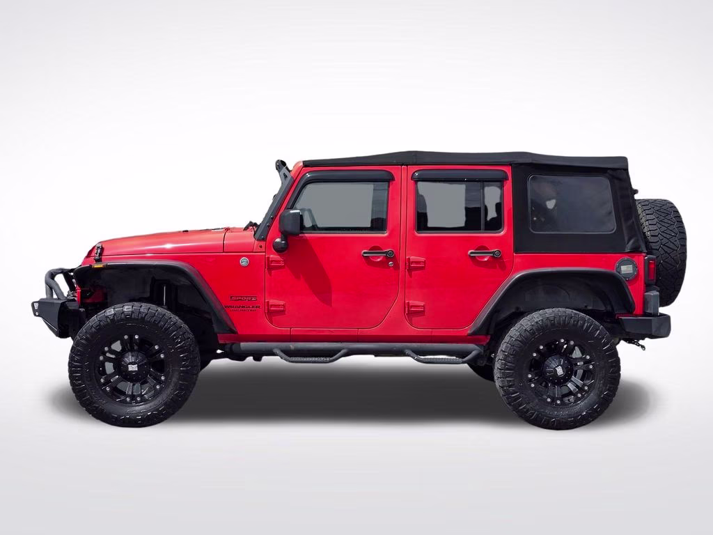 2013 Rock Lobster Clearcoat Jeep Wrangler Unlimited Sport 4X4 SUV