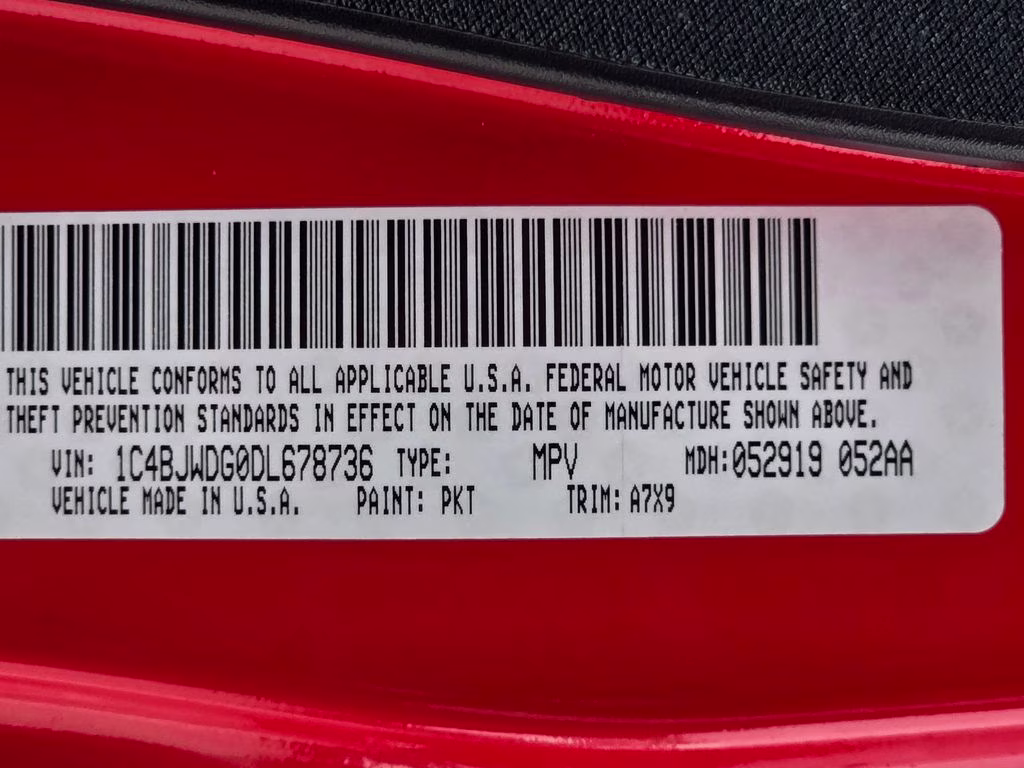 2013 Rock Lobster Clearcoat Jeep Wrangler Unlimited Sport 4X4 SUV