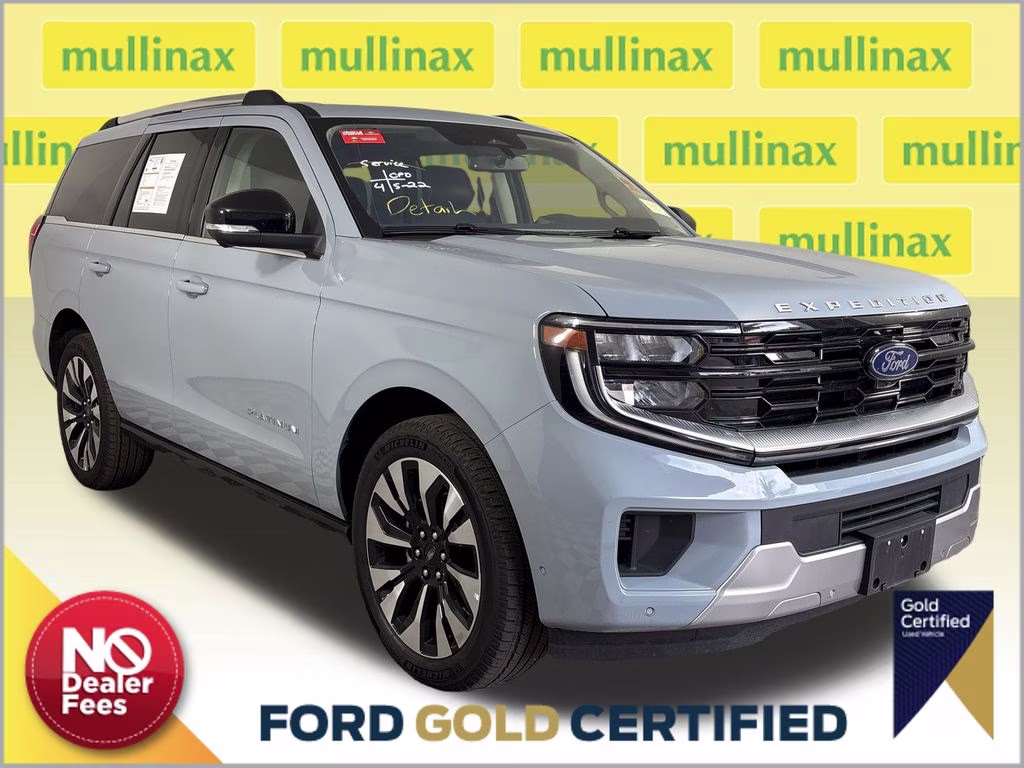 2025 Glacier Gray Metallic TriCoat Ford Expedition Platinum 4X4 SUV