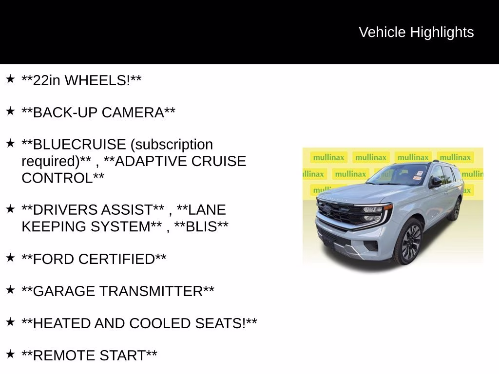 2025 Glacier Gray Metallic TriCoat Ford Expedition Platinum 4X4 SUV