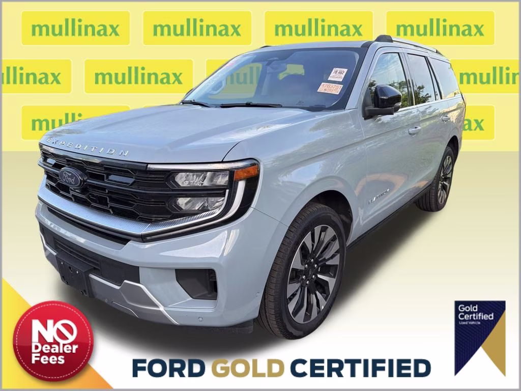 2025 Glacier Gray Metallic TriCoat Ford Expedition Platinum 4X4 SUV