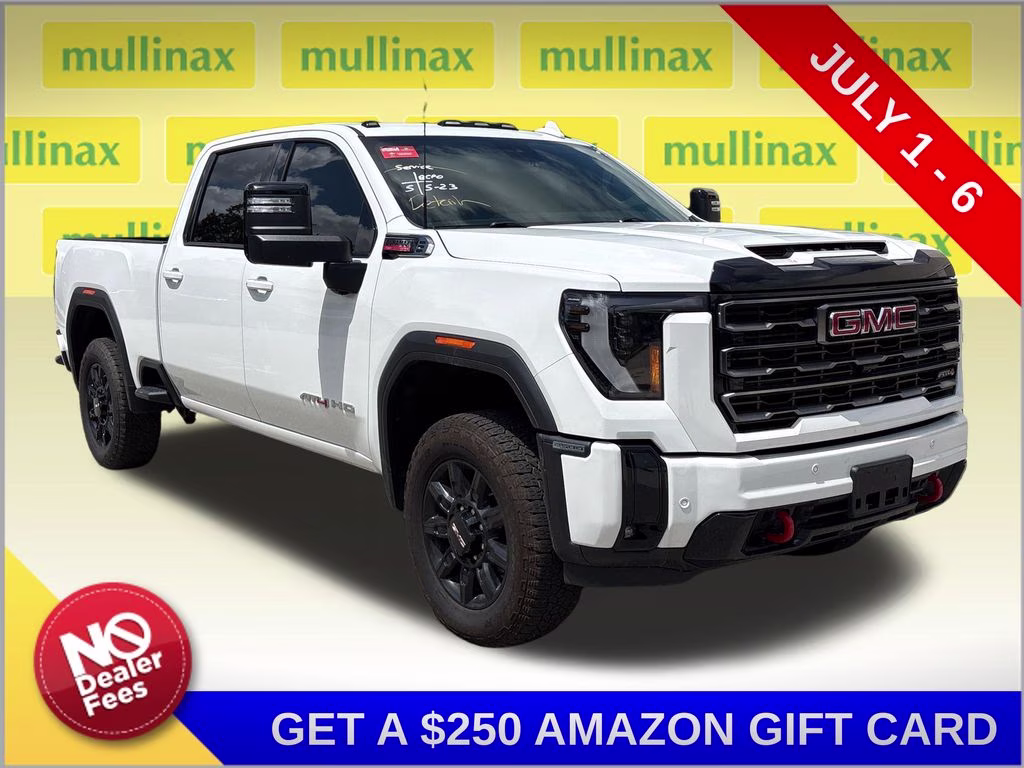 2025 Summit White GMC Sierra 2500HD AT4 4X4 Truck