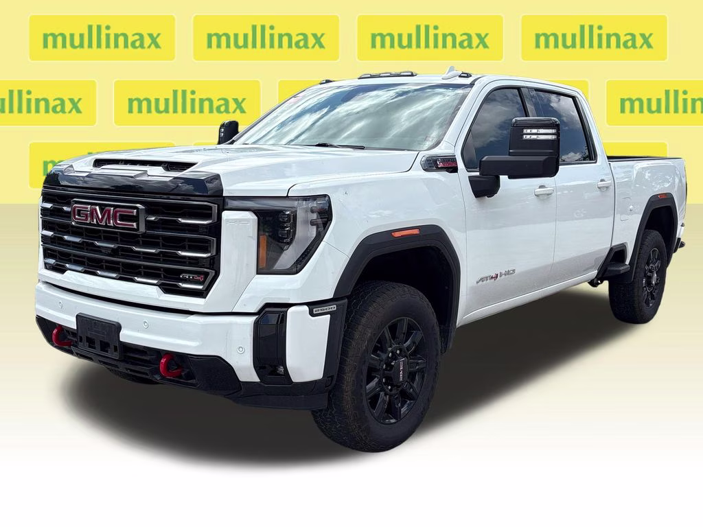2025 Summit White GMC Sierra 2500HD AT4 4X4 Truck
