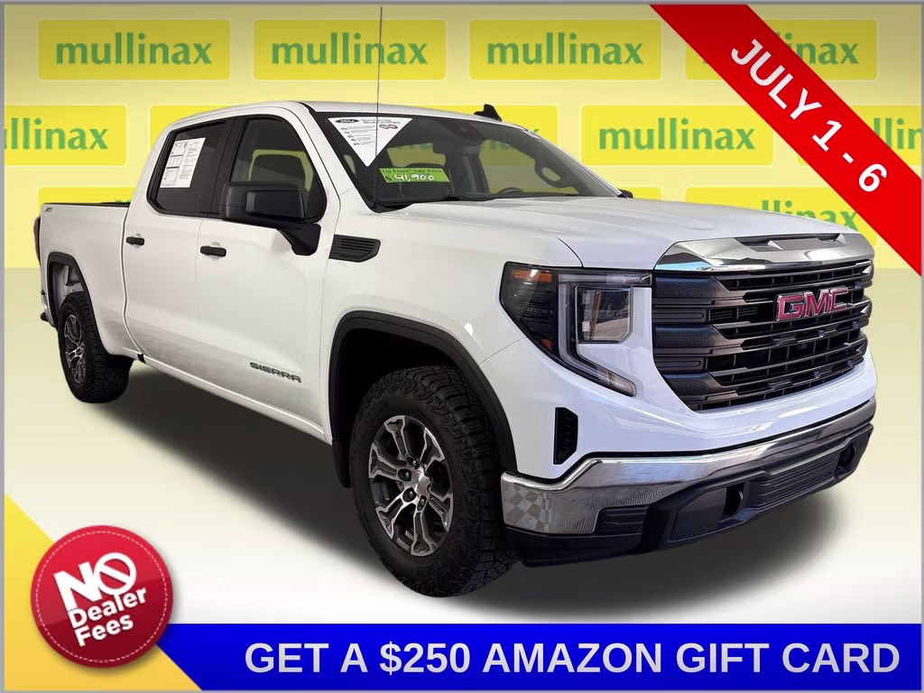 2024 Summit White GMC Sierra 1500 Pro 4X4 Truck