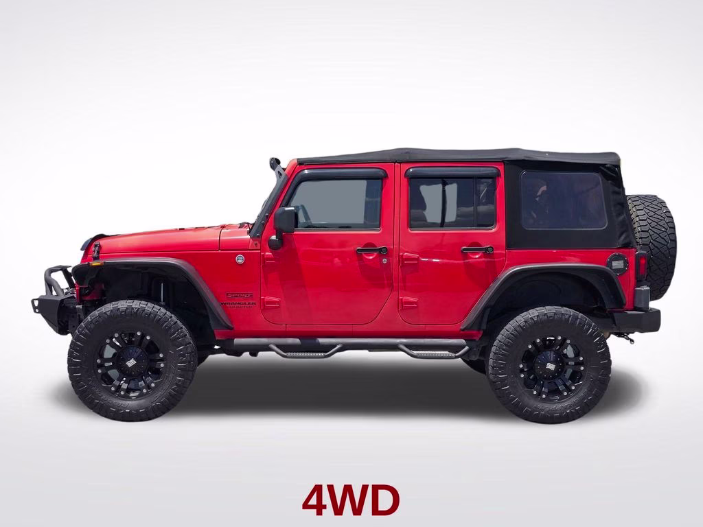 2013 Rock Lobster Clearcoat Jeep Wrangler Unlimited Sport 4X4 SUV