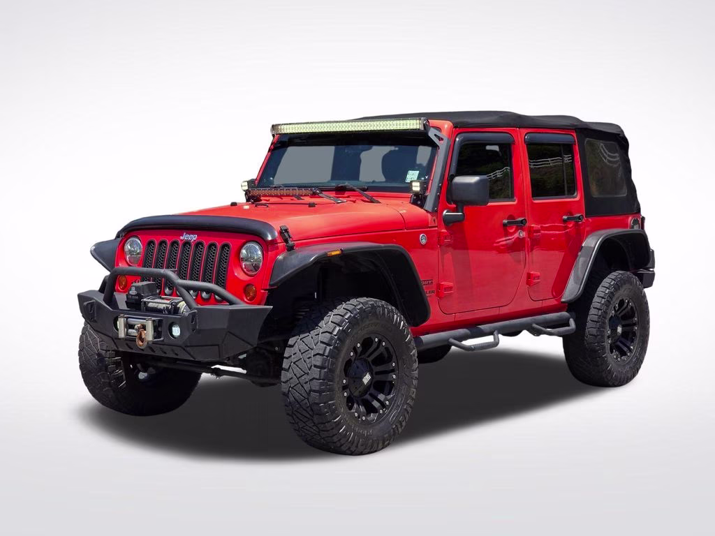 2013 Rock Lobster Clearcoat Jeep Wrangler Unlimited Sport 4X4 SUV
