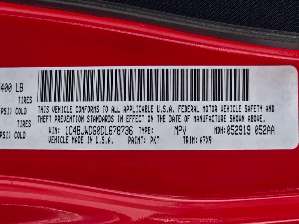 2013 Rock Lobster Clearcoat Jeep Wrangler Unlimited Sport 4X4 SUV