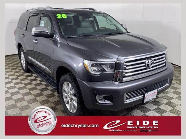 2020 Magnetic Gray Metallic Toyota Sequoia Platinum 4X4 SUV