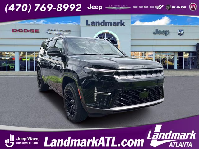 2026 High Gloss Black Jeep Grand Wagoneer Limited Reserve 4X4 SUV