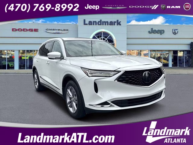 2022 Platinum White Pearl Acura MDX Base SH-AWD AWD SUV