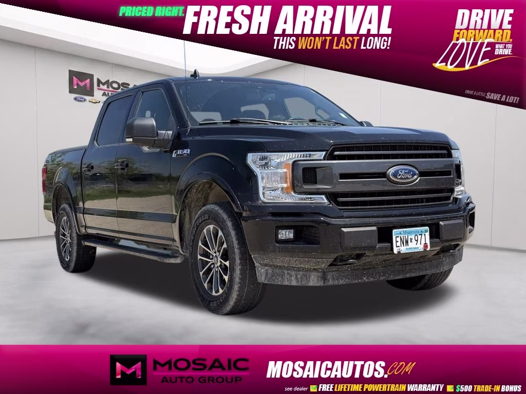 2020 Black Metallic Ford F-150 XLT 4X4 Truck