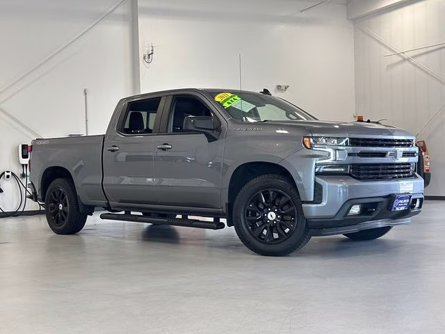 2021 Satin Steel Metallic Chevrolet Silverado 1500 RST 4X4 Truck