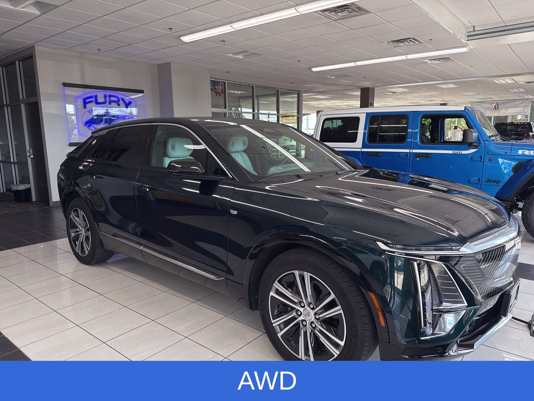 2024 Emerald Lake Metallic Cadillac LYRIQ Luxury AWD SUV