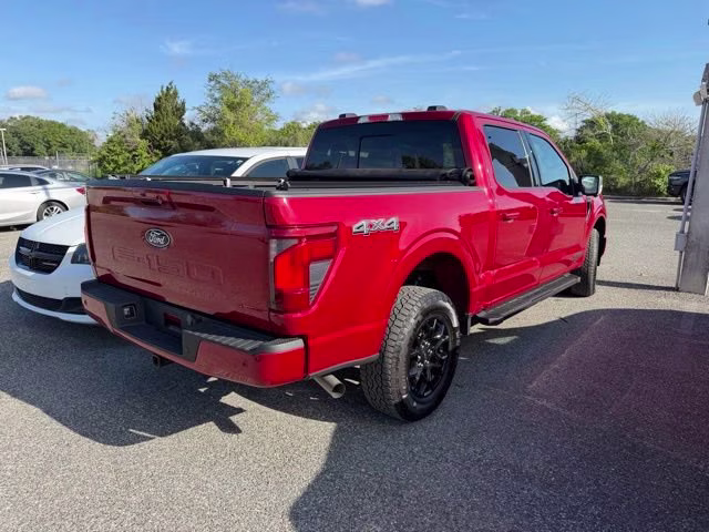 2024 Rapid Red Metallic Tinted Clearcoat Ford F-150 XLT 4X4 Truck
