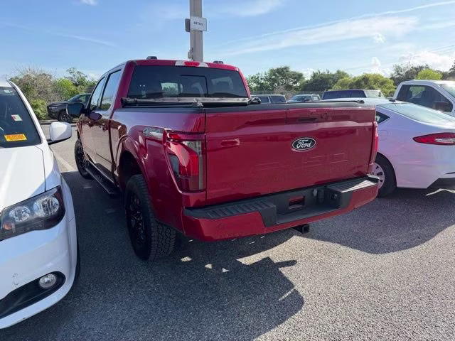 2024 Rapid Red Metallic Tinted Clearcoat Ford F-150 XLT 4X4 Truck