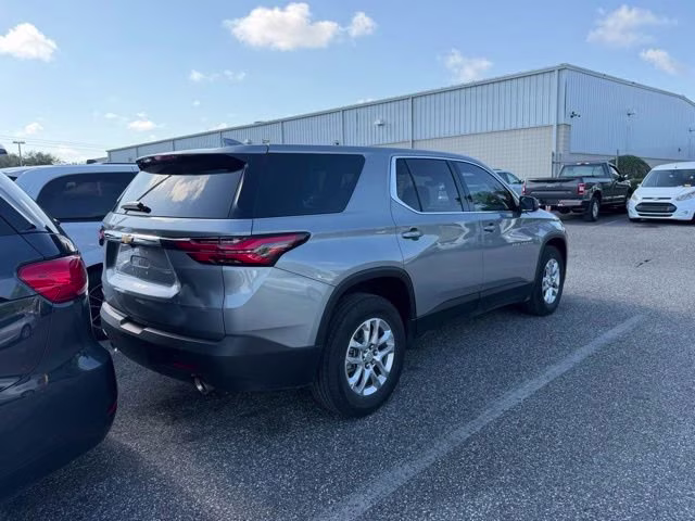 2023 Sterling Gray Metallic Chevrolet Traverse LS FWD SUV