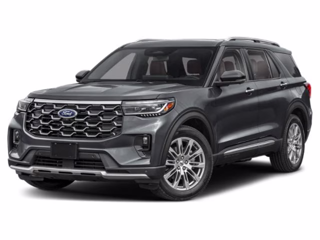 2026 Carbonized Gray Ford Explorer Platinum 4X4 SUV
