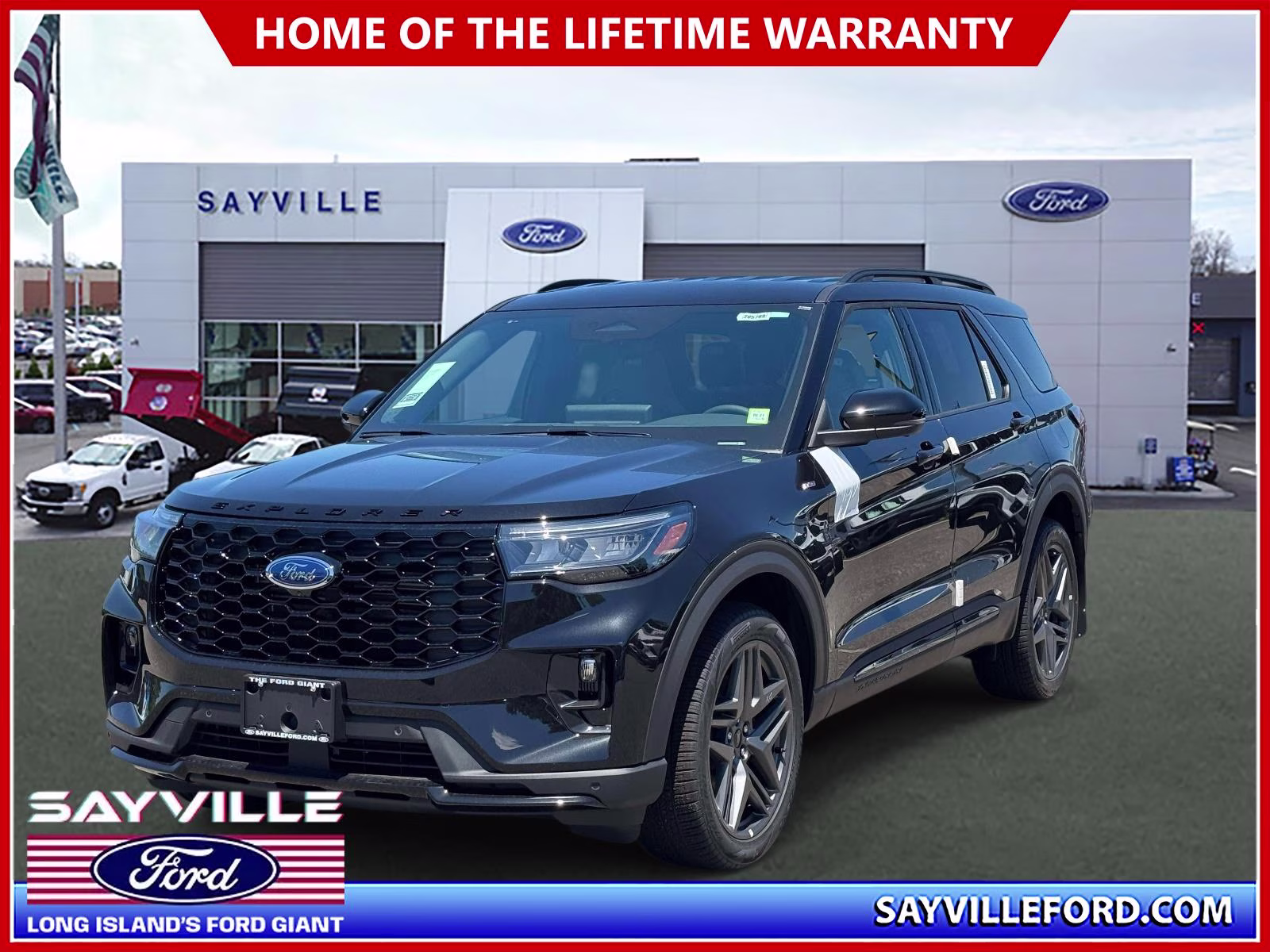 2026 Black Ford Explorer ST-Line 4X4 SUV