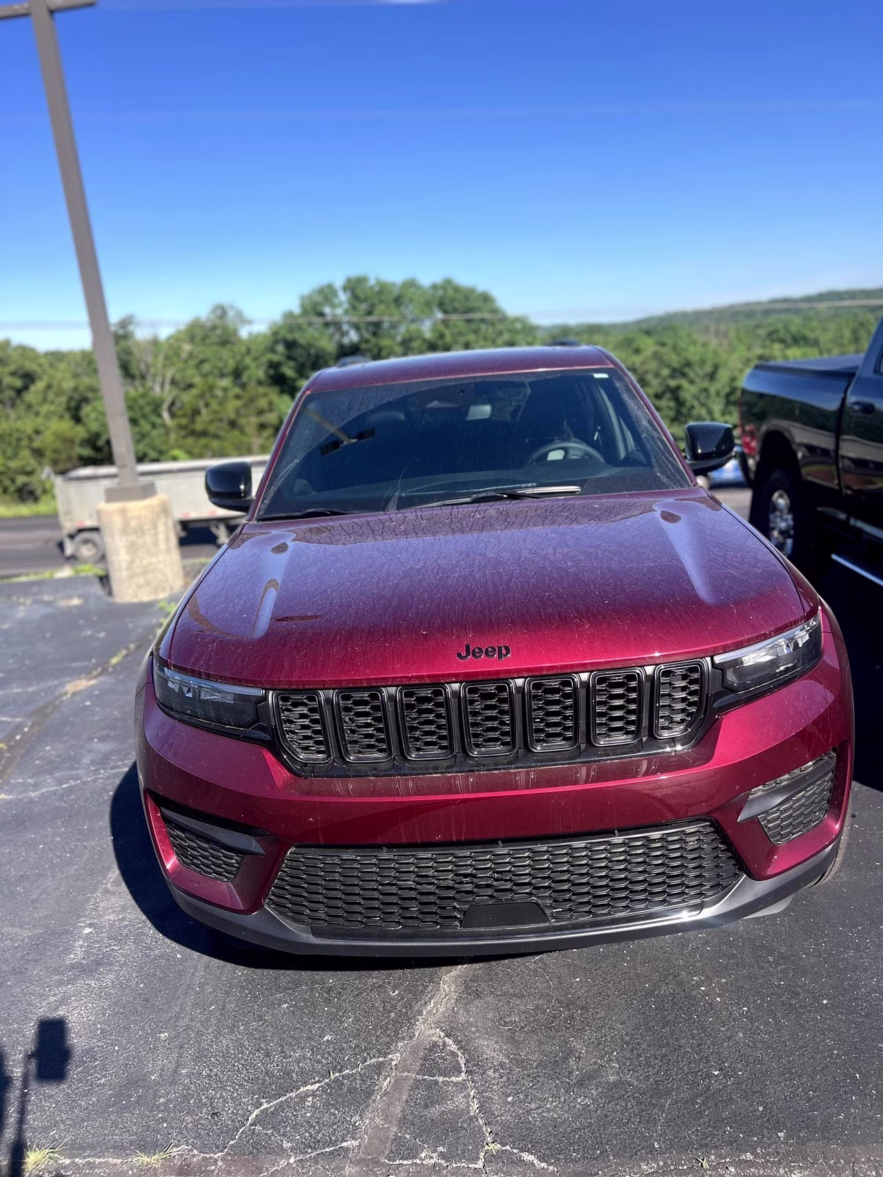 2024 RED Jeep Grand Cherokee Altitude X 4X4 SUV