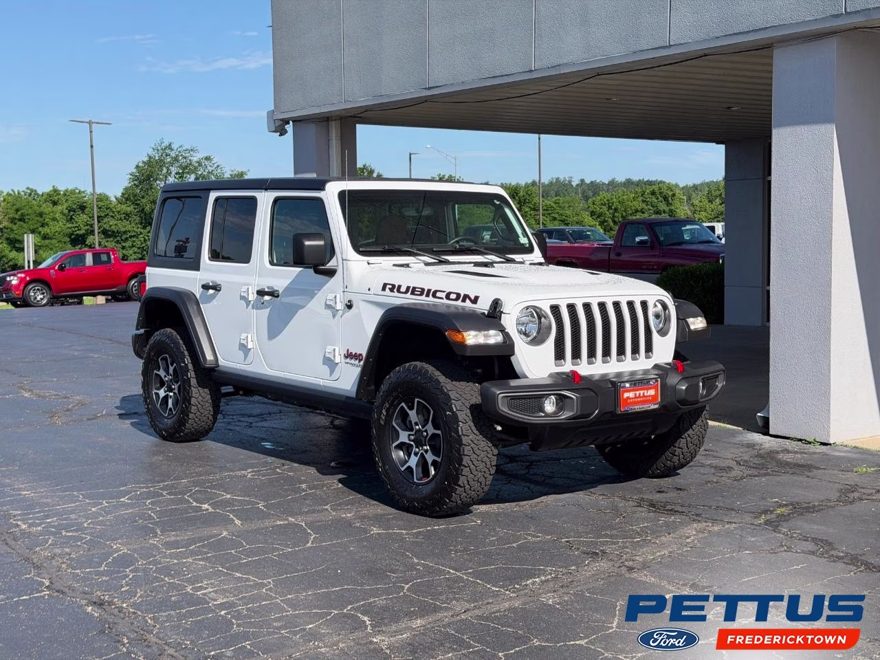2022 Bright White Clearcoat Jeep Wrangler Unlimited Rubicon 4X4 SUV
