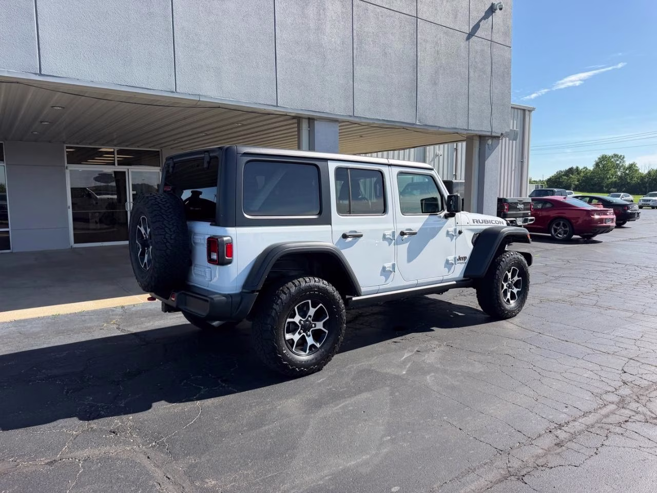 2022 Bright White Clearcoat Jeep Wrangler Unlimited Rubicon 4X4 SUV