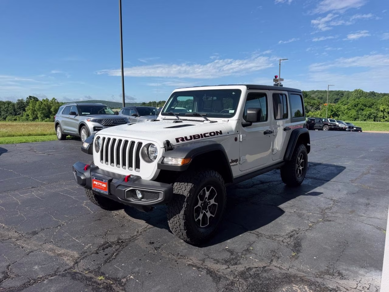 2022 Bright White Clearcoat Jeep Wrangler Unlimited Rubicon 4X4 SUV