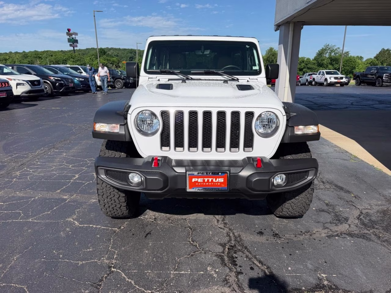 2022 Bright White Clearcoat Jeep Wrangler Unlimited Rubicon 4X4 SUV