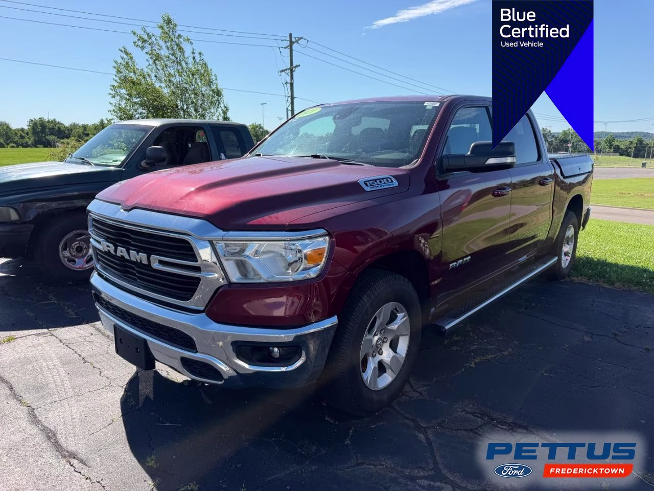 2021 Flame Red Clearcoat Ram 1500 Big Horn/Lone Star 4X4 Truck