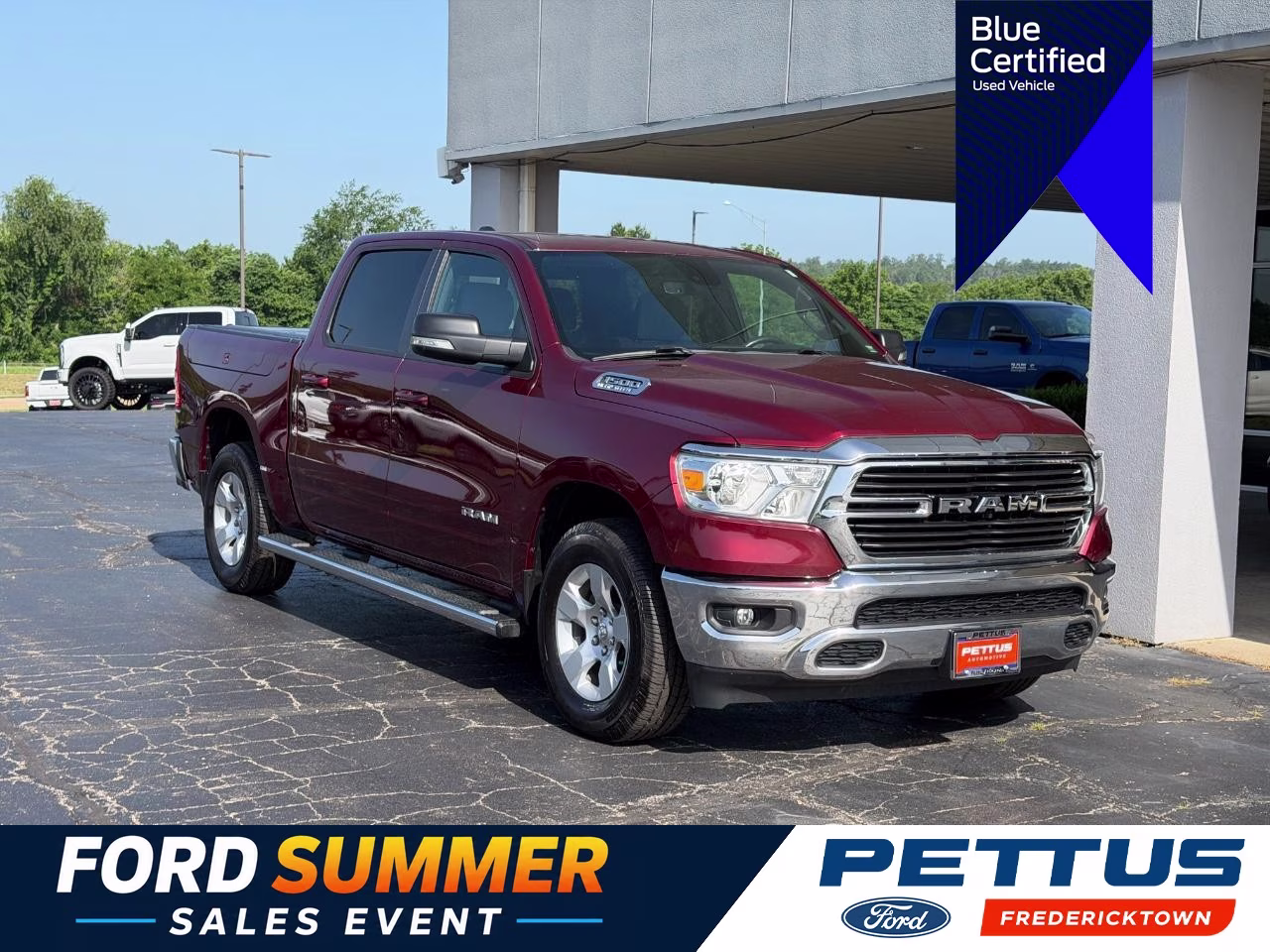 2021 Flame Red Clearcoat Ram 1500 Big Horn/Lone Star 4X4 Truck