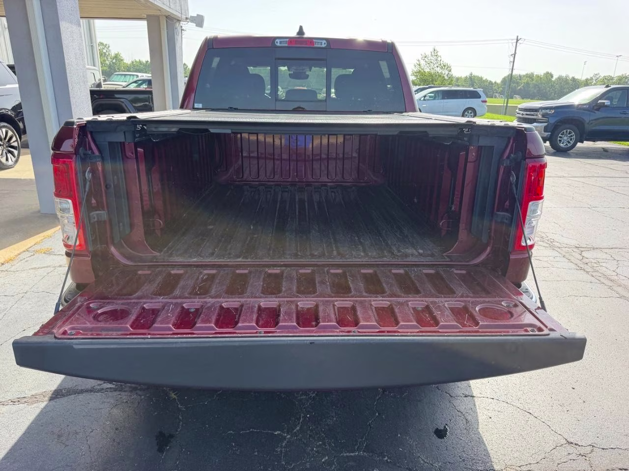 2021 Flame Red Clearcoat Ram 1500 Big Horn/Lone Star 4X4 Truck