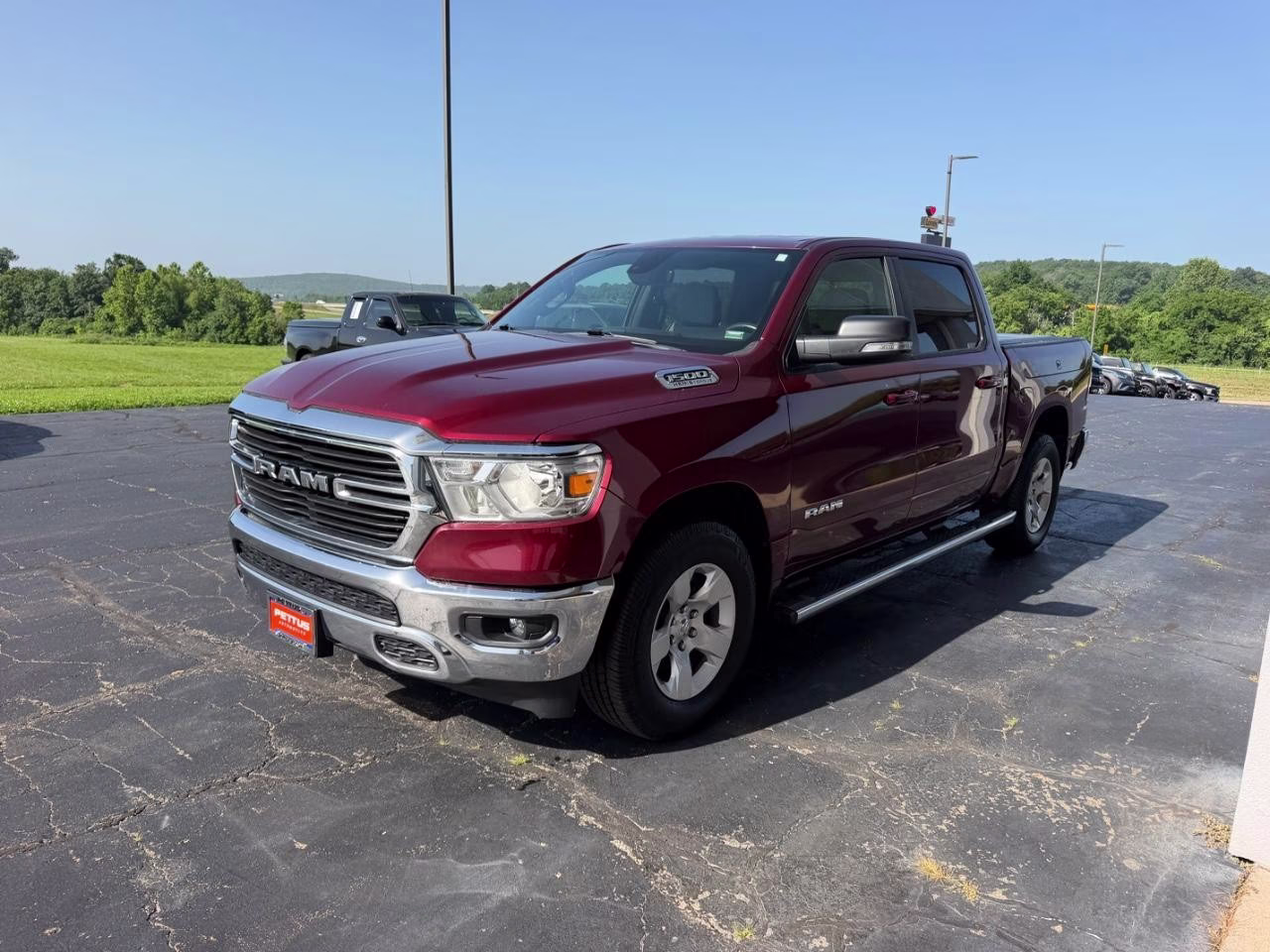 2021 Flame Red Clearcoat Ram 1500 Big Horn/Lone Star 4X4 Truck