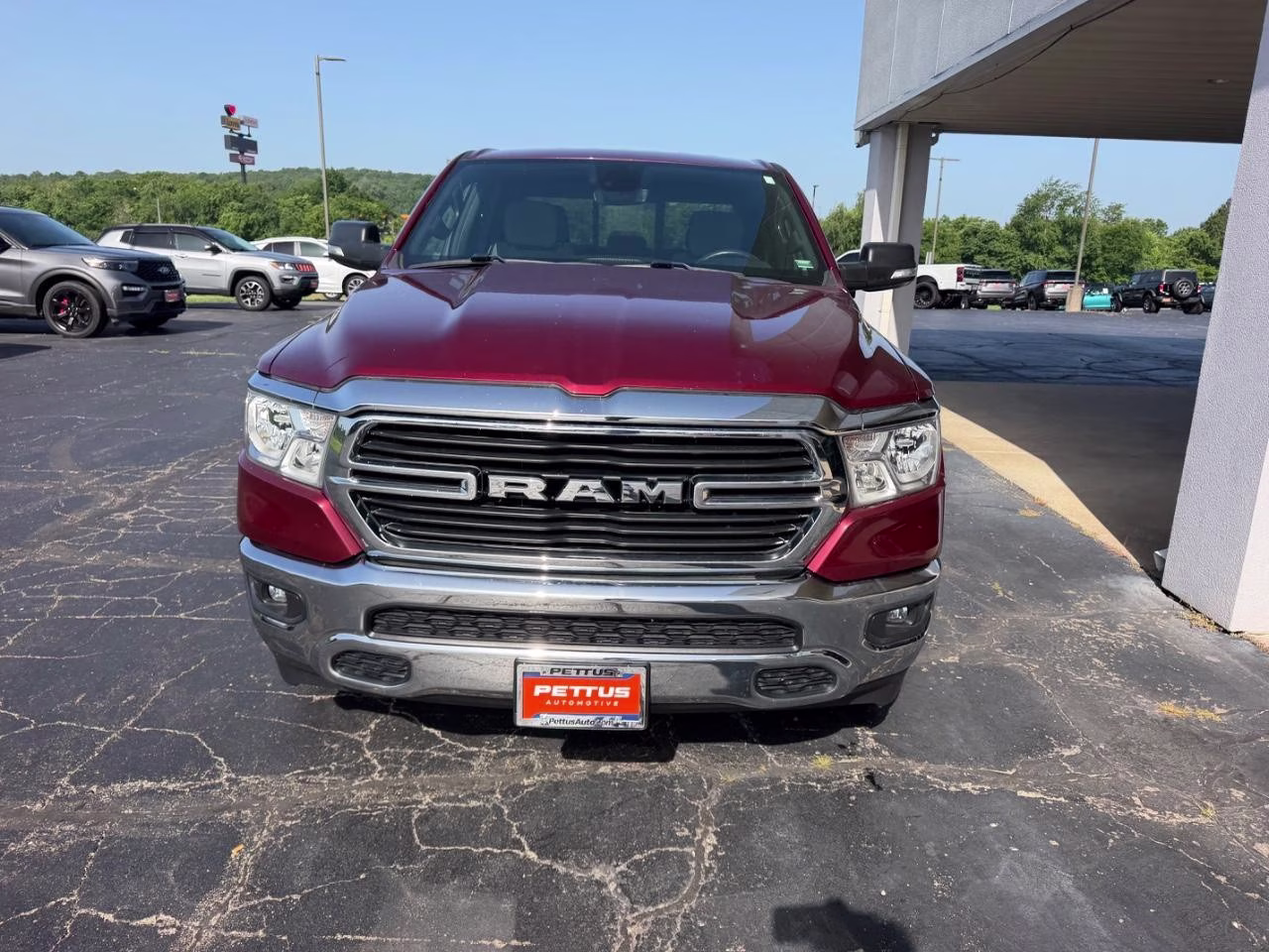 2021 Flame Red Clearcoat Ram 1500 Big Horn/Lone Star 4X4 Truck