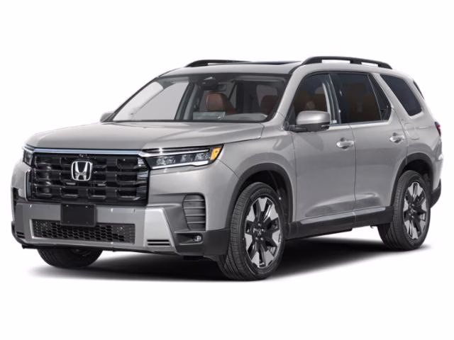 2026 Solar Silver Metallic Honda Pilot Elite AWD SUV