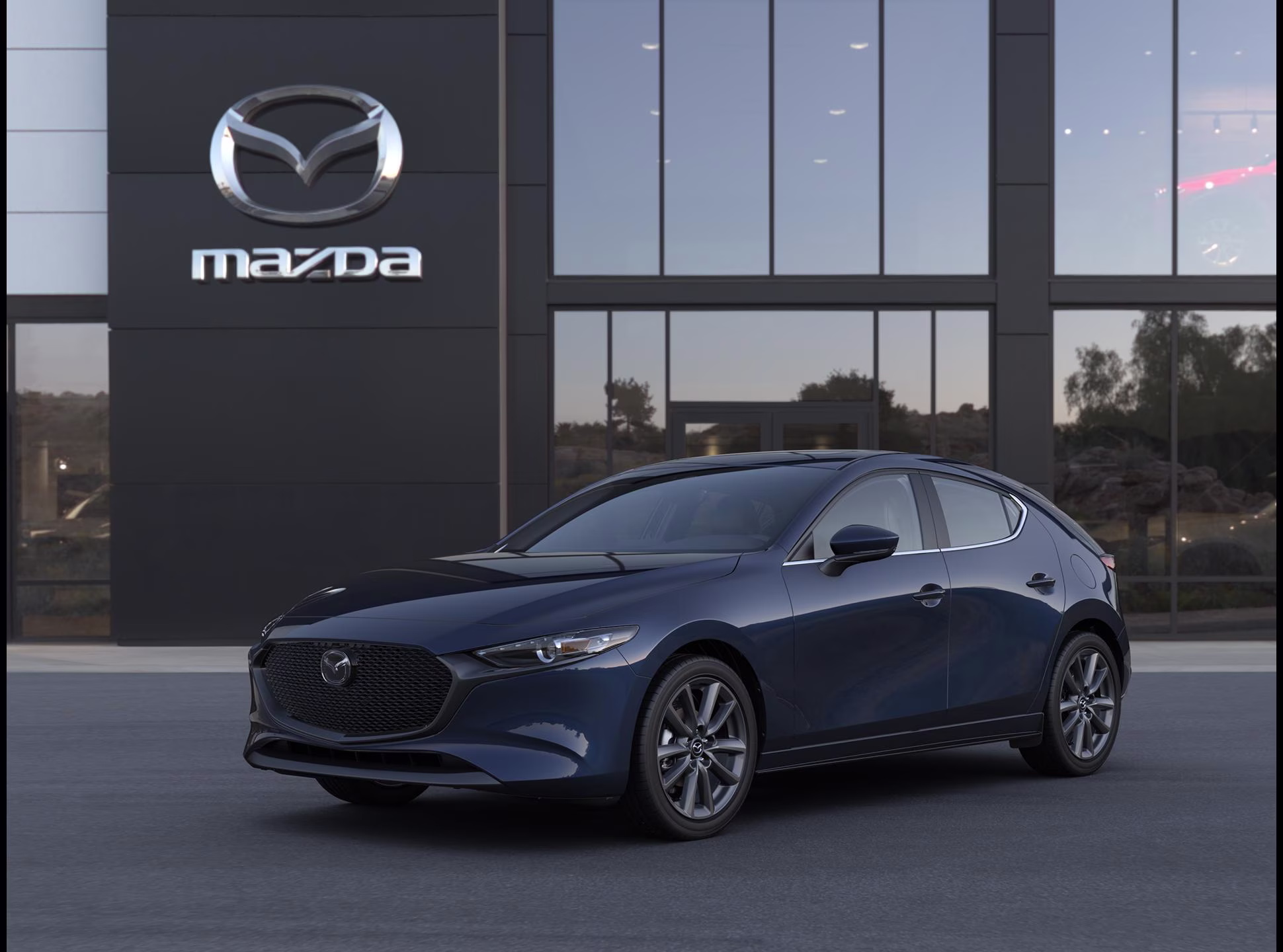 2026 Deep Crystal Blue Mica Mazda Mazda3 Hatchback 2.5 S Preferred FWD Hatchback