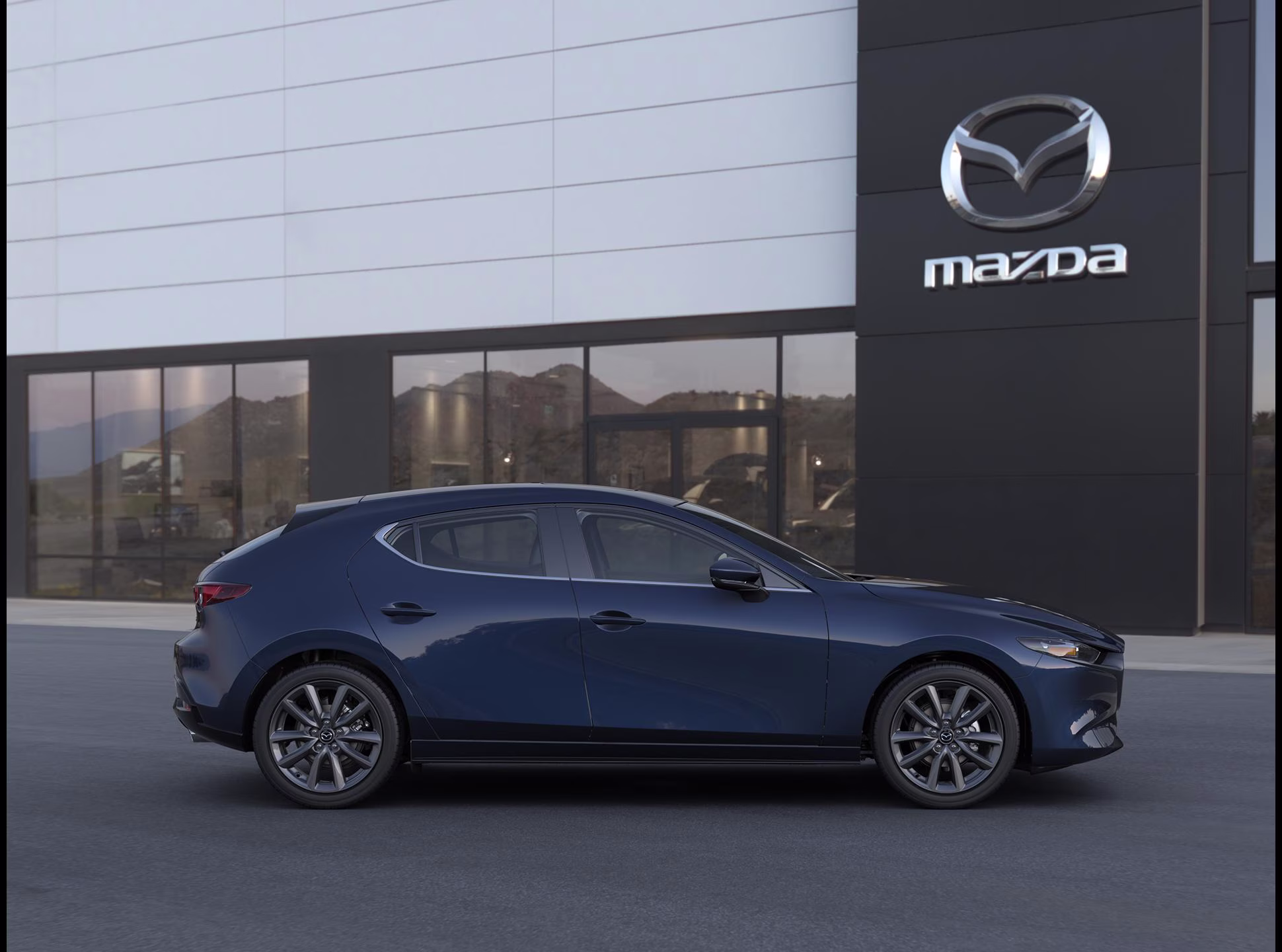 2026 Deep Crystal Blue Mica Mazda Mazda3 Hatchback 2.5 S Preferred FWD Hatchback