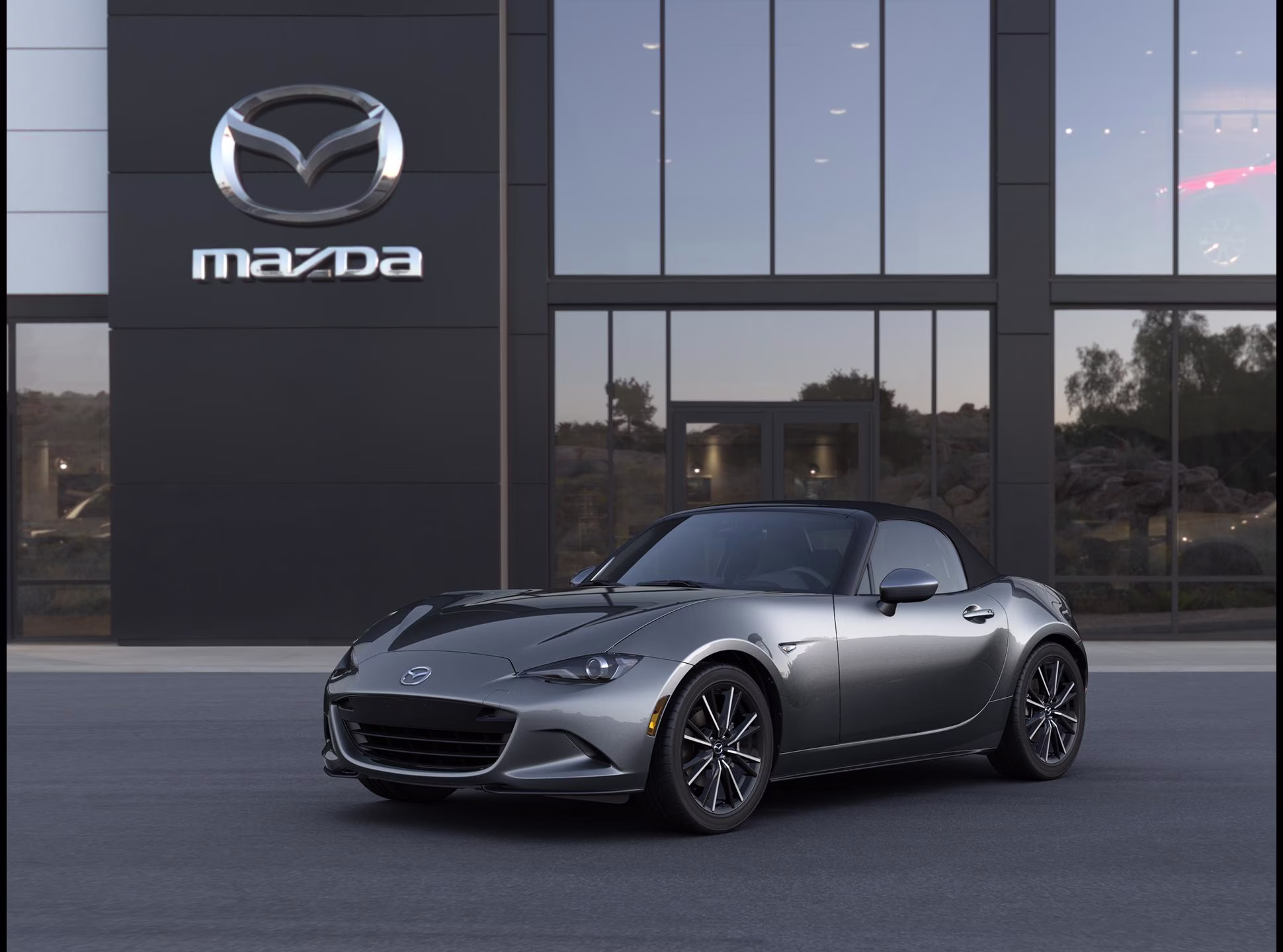 2026 Machine Gray Metallic Mazda Mazda MX-5 Miata Grand Touring RWD Convertible