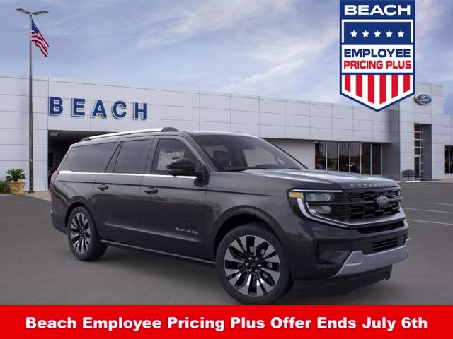 2026 Agate Black Metallic Ford Expedition Max Platinum 4X4 SUV
